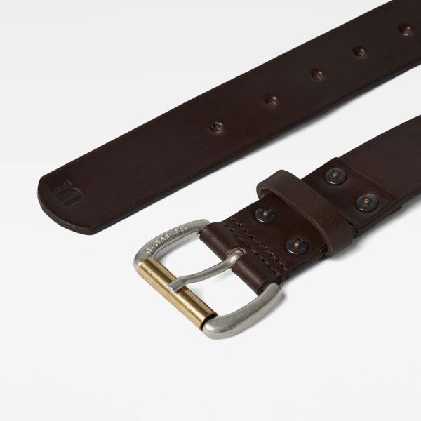 G-star raw dast belt dkbrown oxide