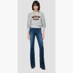 Replay balloon sleeves sweatshirt with necklace
