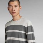 G-star raw irregular stripe sweater oyst - Image 5