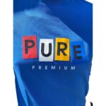 Pure Premium Block S/S Tee Blue - Image 4