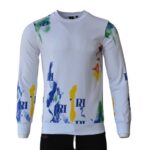 Pure Premium Picasso Sweater Wht