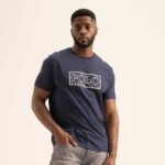 Polo Mens Logo Transfer S/S Tee Navy
