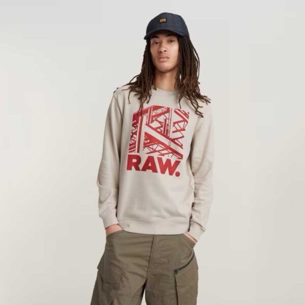 G-Star Raw Construction Sweater Wht