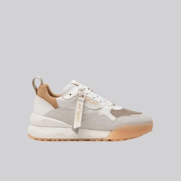 Replay Field W Tech Wht Beige