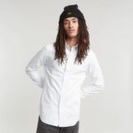 G-Star Raw Uniform Slim L/S Shirt Wht