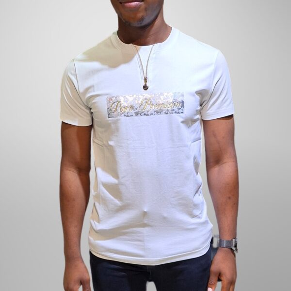 Pure Premium Galaxy White Tee