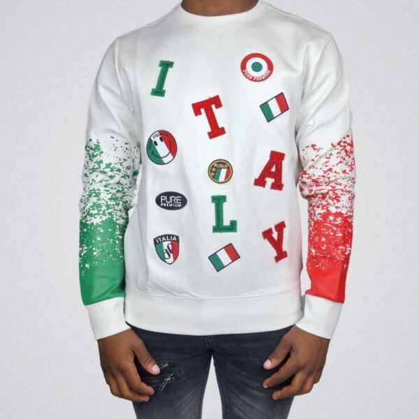 Pure Premium Brescia White Sweater