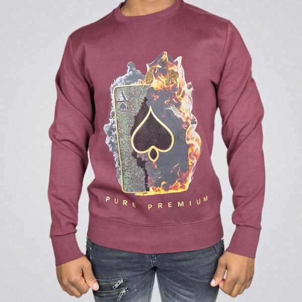 Pure Premium Pino Burgandy Sweater