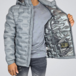 Pure Premium Flight Jacket Grey/Silver - Image 4
