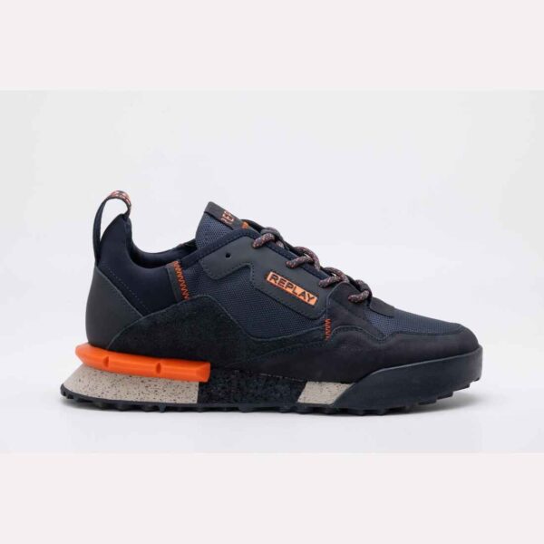 Replay Field Melt Navy/Orange