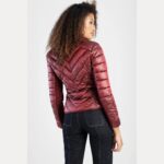 Sissy Boy Cropped Puffer Jkt Burgundy - Image 2