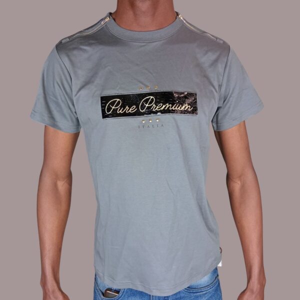 Pure Premium Taglio Tee Charcoal