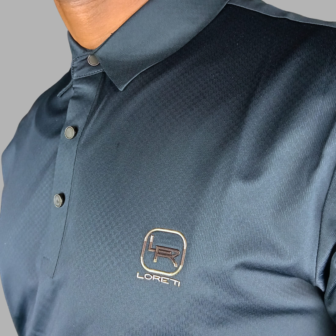 80-13S Loreti Puro Golfer Navy - Image 3