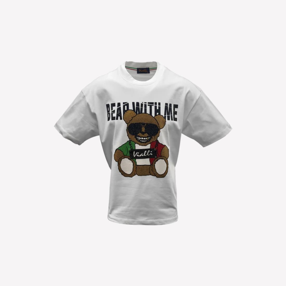 516-1805 Vialli Lonely Tee White - Image 1