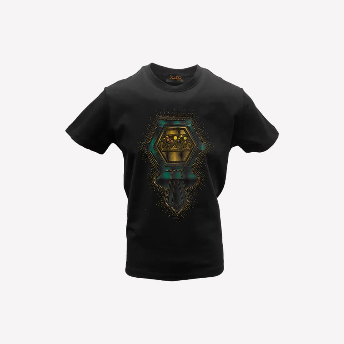 516-1812 Vialli Luxx Tee Black - Image 1