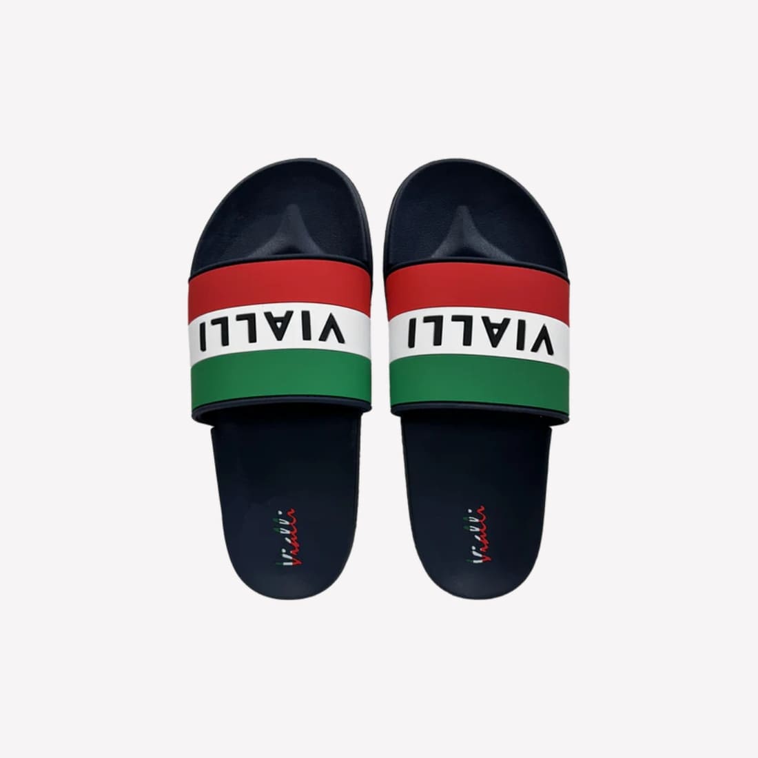 523-45 Vialli Khing Sandals Navy - Image 1