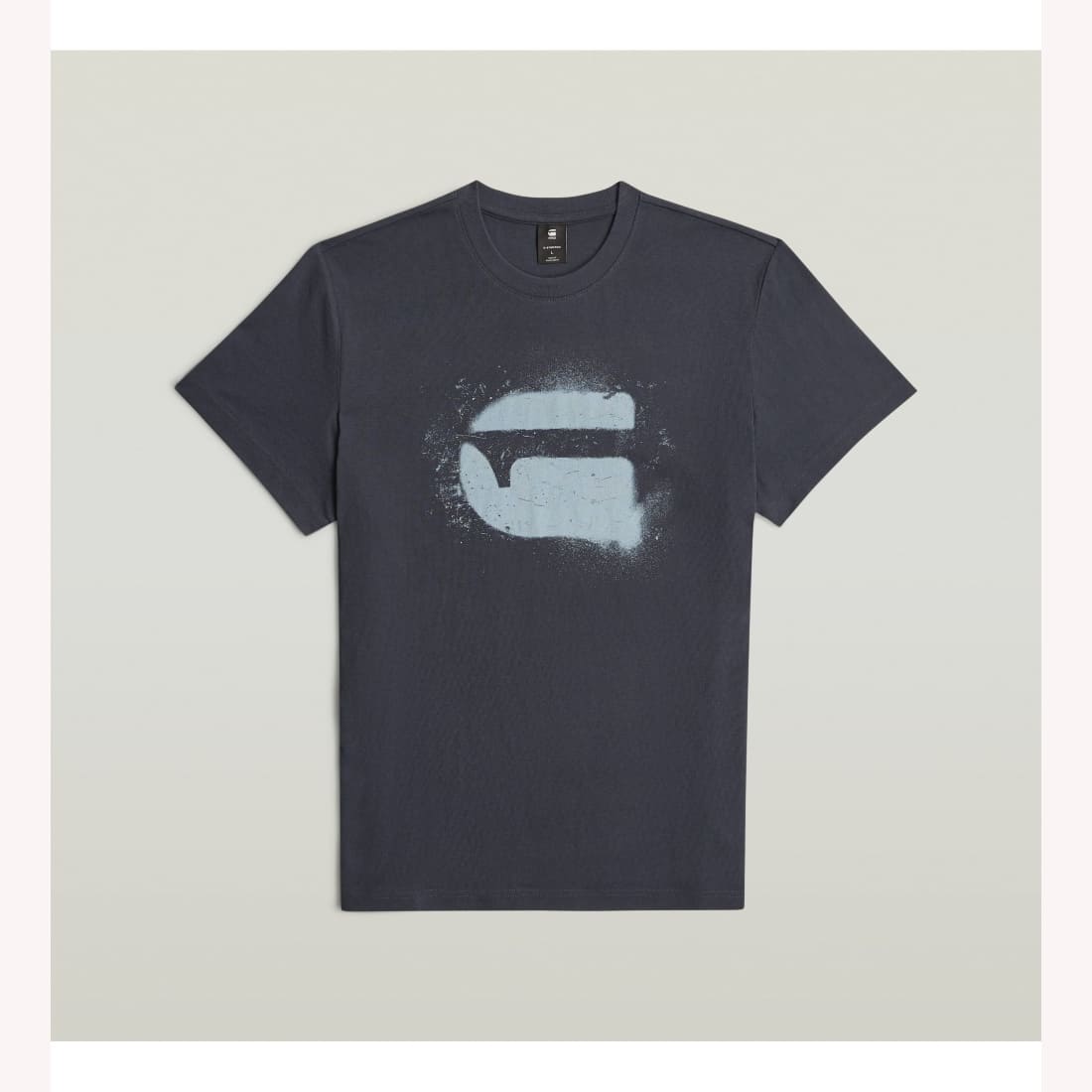 543-1100 G-Star Raw Spray G Logo S/S Tee India In - Image 1