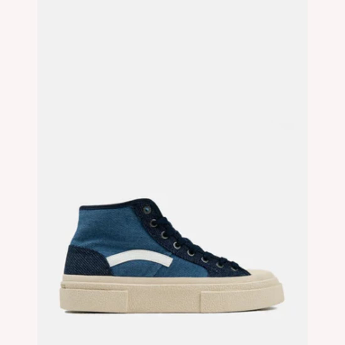 544-872 G-Star Raw Vodan Mid Dnm Dknavy/Wht - Image 1