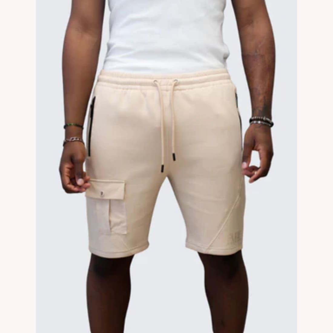 61-2 Pure Premium Straaf Shorts In Beige M - Image 1