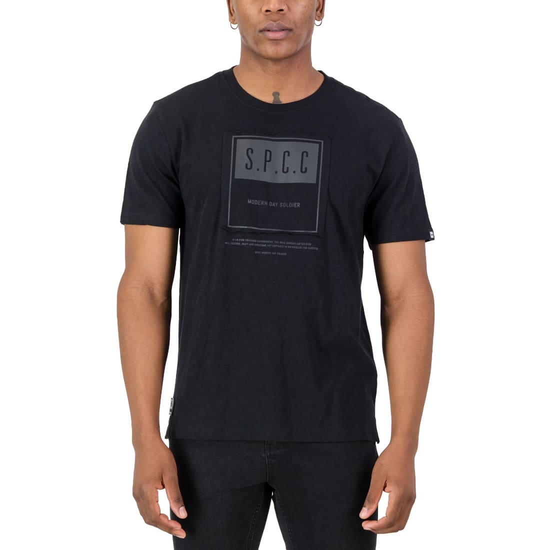 615-658 S.P.C.C Aldean S/S Tee Blk - Image 1