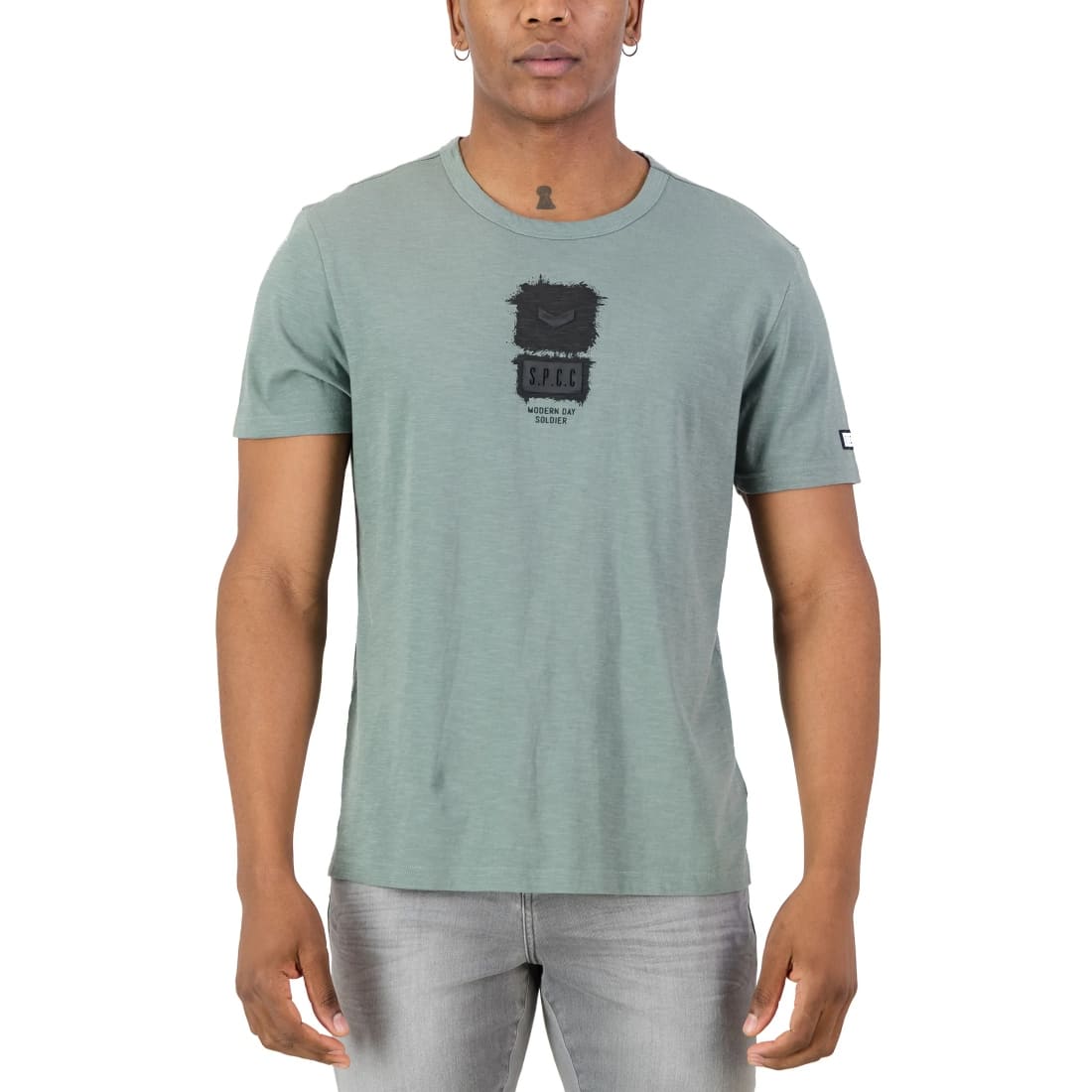 615-662 S.P.C.C Everly S/S Tee Light Fatigue - Image 1