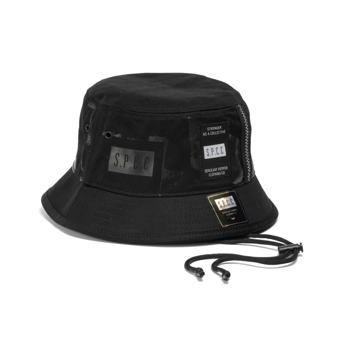 629-433 S.P.C.C Orbit Bucket Hat Blk - Image 1