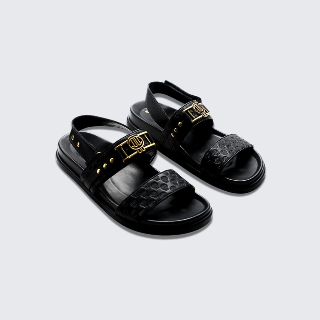 64-9 Pure Premium Sole Sandal Black - Image 1