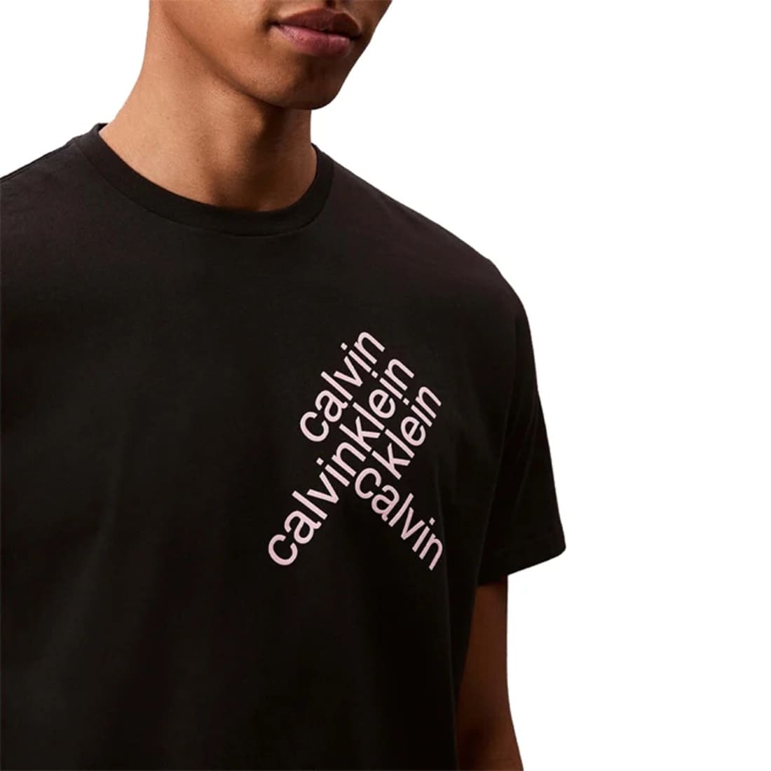 739-171 Calvin Klein Mens Eu Bh Word Stack S/S T - Image 1