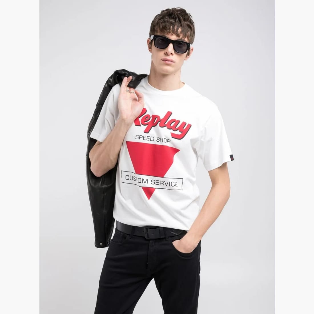 552-495 Replay S/S Tee M3051 - Image 1