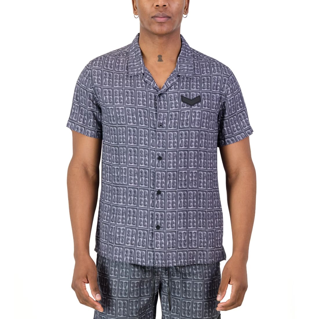 615-671 S.P.C.C Kershaw Shirt Blk - Image 1