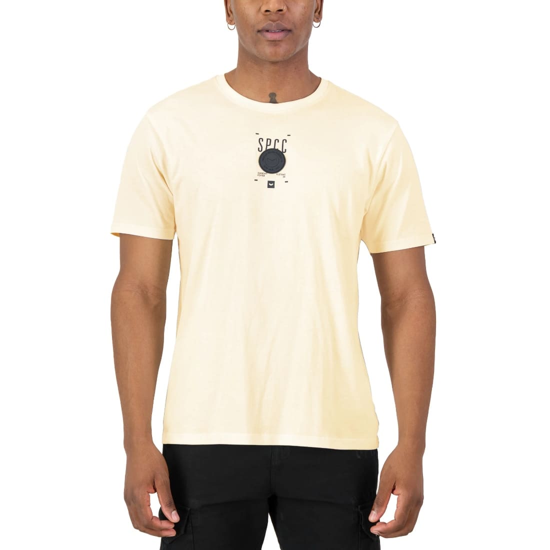 615-676 S.P.C.C Romain S/S Tee Offwht - Image 1