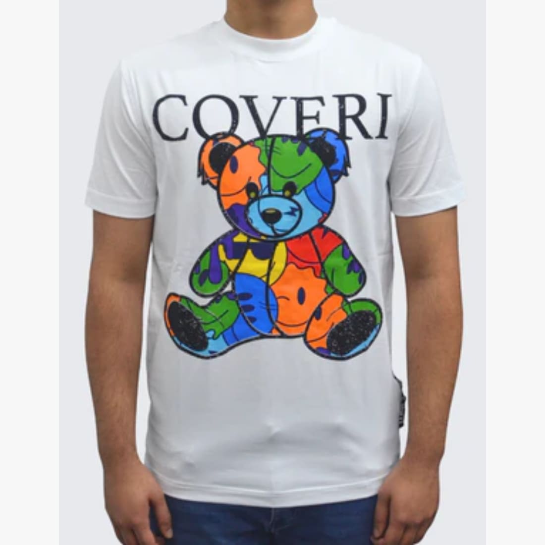 750-173 Enrico Coveri Bling S/S Tee 06 Wht - Image 1